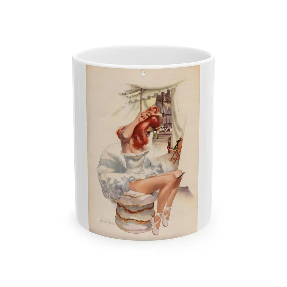 Esquire P08 Mar - White Coffee Mug-11oz-Go Mug Yourself