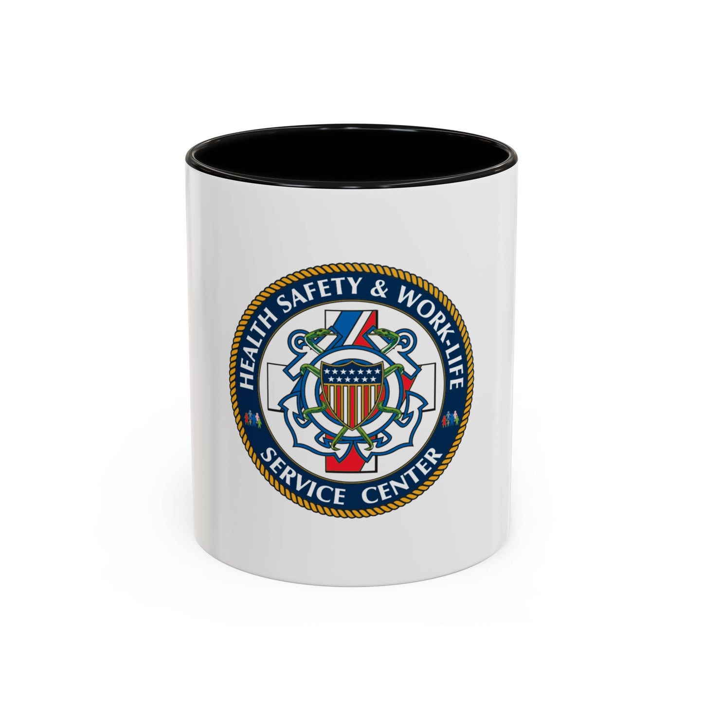 HSWL Service Center (U.S. Coast Guard) Accent Coffee Mug