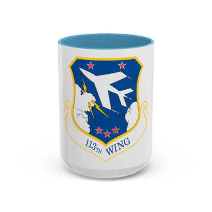 113th Wing (U.S. Air Force) Accent Coffee Mug