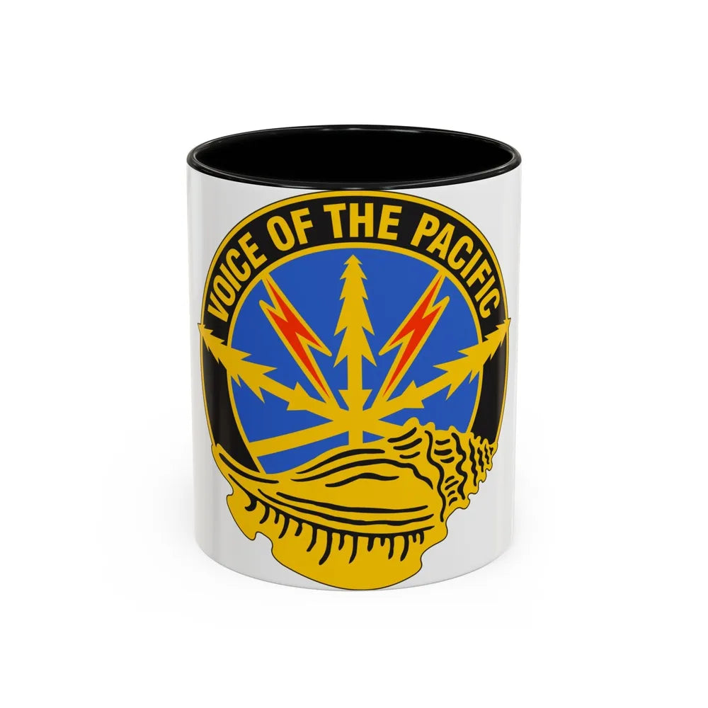 516th Signal Brigade (U.S. Army) Accent Coffee Mug-11oz-Black-Go Mug Yourself