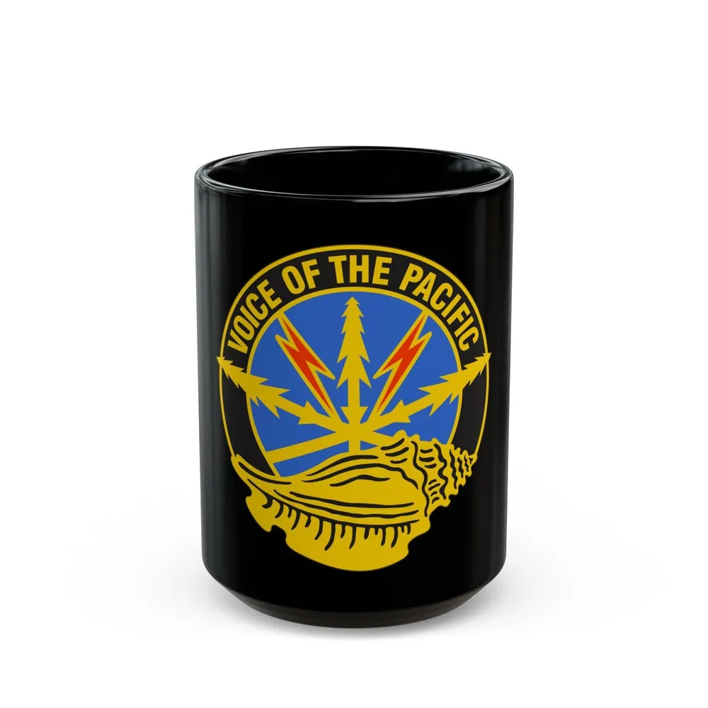 516th Signal Brigade (U.S. Army) Black Coffee Mug-15oz-Go Mug Yourself