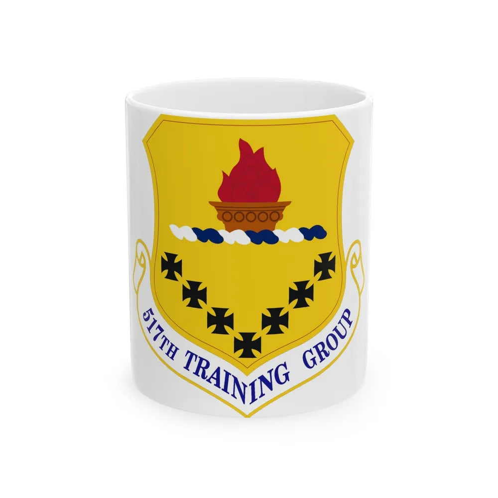 517 Training Group AETC (U.S. Air Force) White Coffee Mug-11oz-Go Mug Yourself