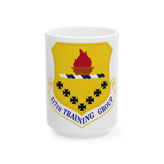 517 Training Group AETC (U.S. Air Force) White Coffee Mug-15oz-Go Mug Yourself