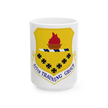 517 Training Group AETC (U.S. Air Force) White Coffee Mug 15oz - Go Mug Yourself