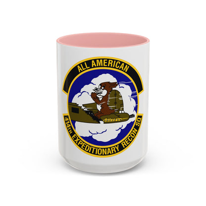 414th Expeditionary Reconnaissance Squadron (U.S. Air Force) Accent Coffee Mug