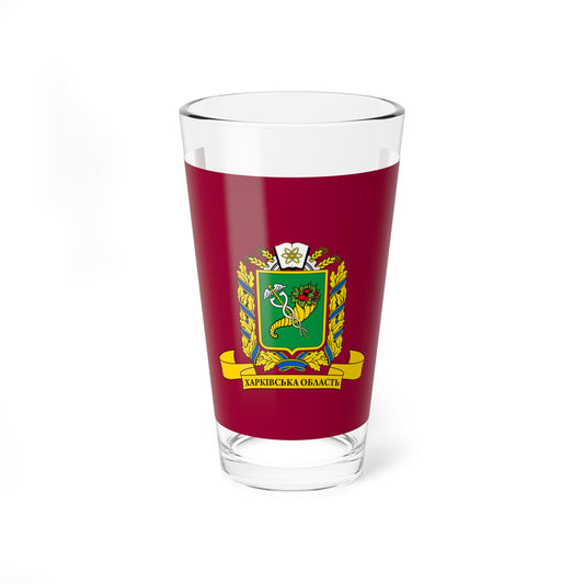Flag of Kharkiv Oblast Original (Ukraine) Pint Glass 16oz
