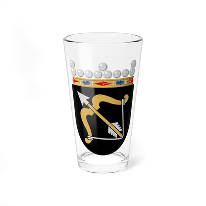 Kuopion lääni.vaakuna (Finland) (Coat of Arms) Pint Glass 16oz