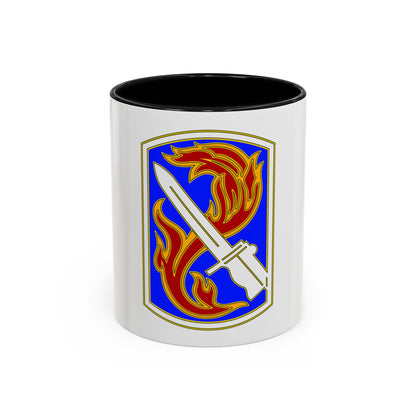 198TH INFANTRY BRIGADE (U.S. Army) Accent Coffee Mug