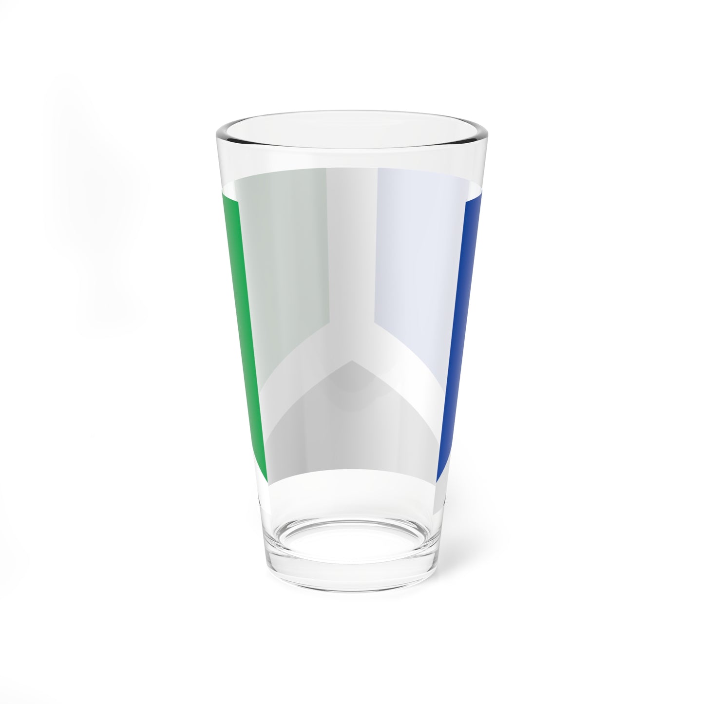 Flag of Novokuznetsk rayon Kemerovo oblast (Russia) Pint Glass 16oz