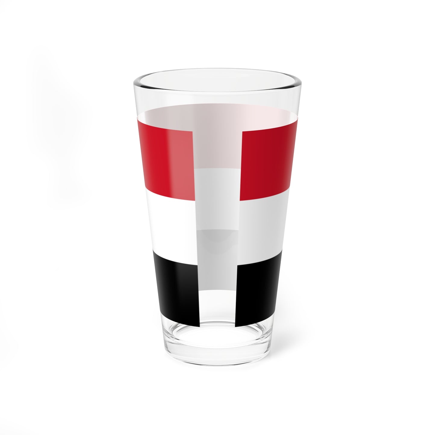 Flag of Libya 1969-1972 (Libya) Pint Glass 16oz