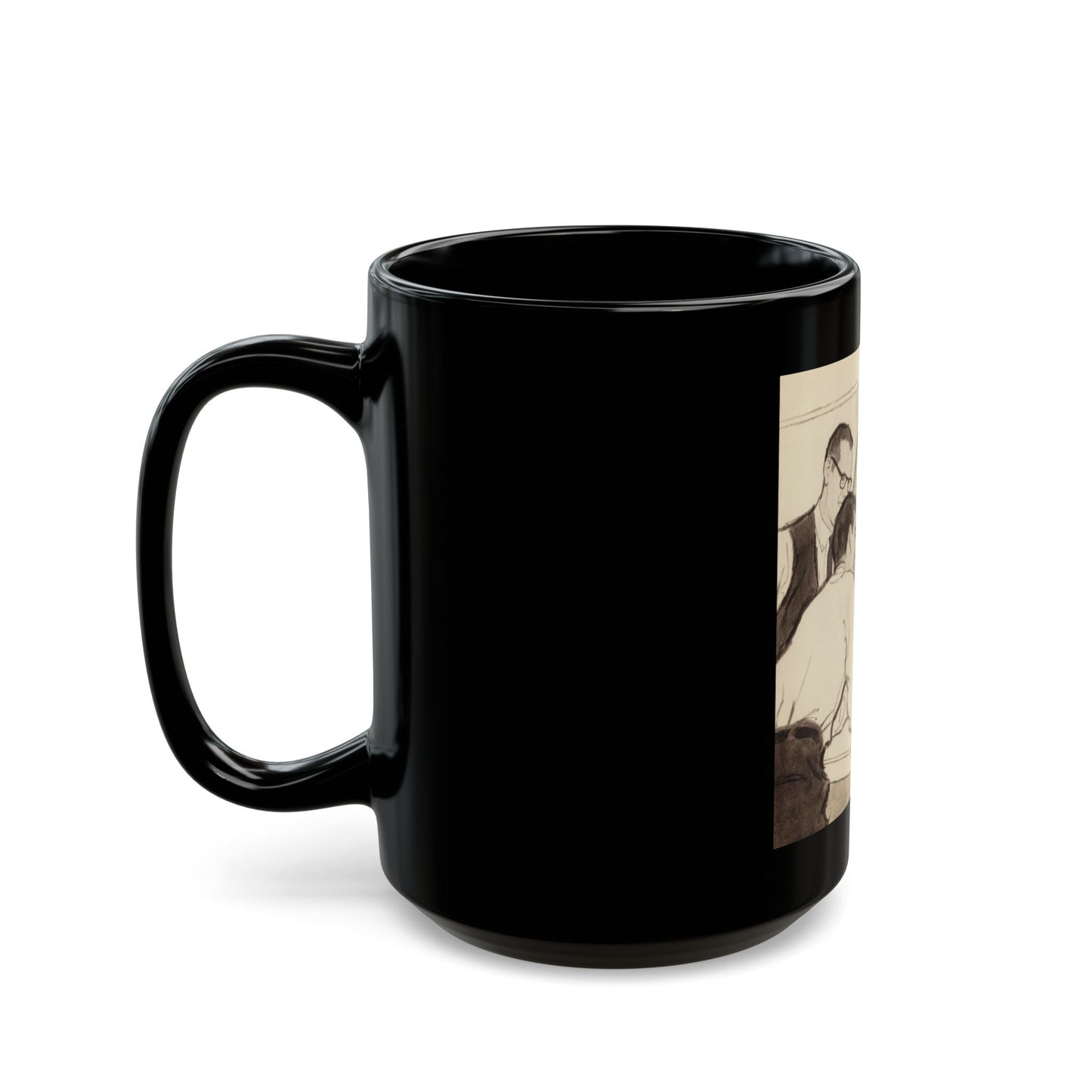Group of Four Coca-Cola advertisements, 1960 (4) - Black Coffee Mug