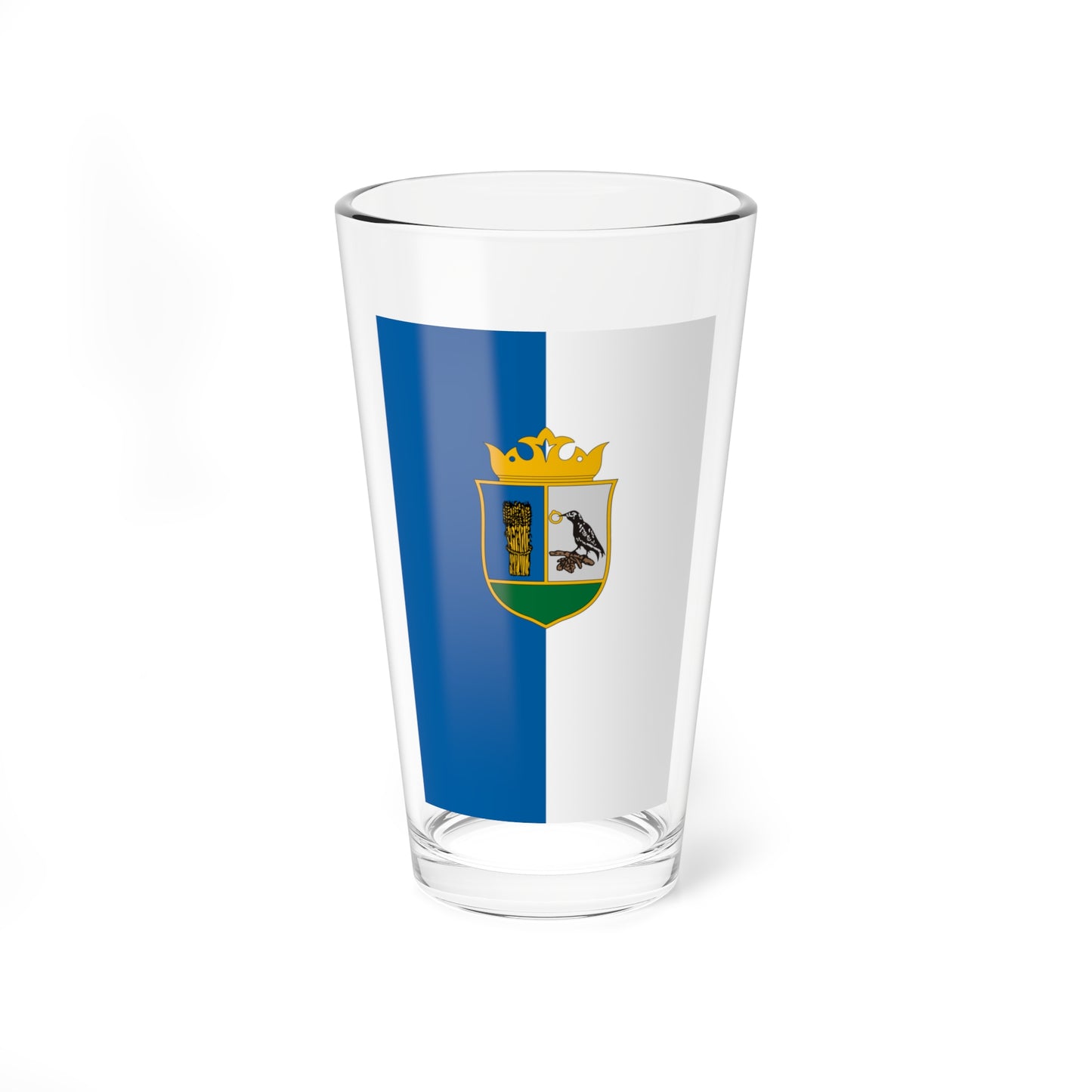 Flag of Nemesrempehollos (Hungary) Pint Glass 16oz