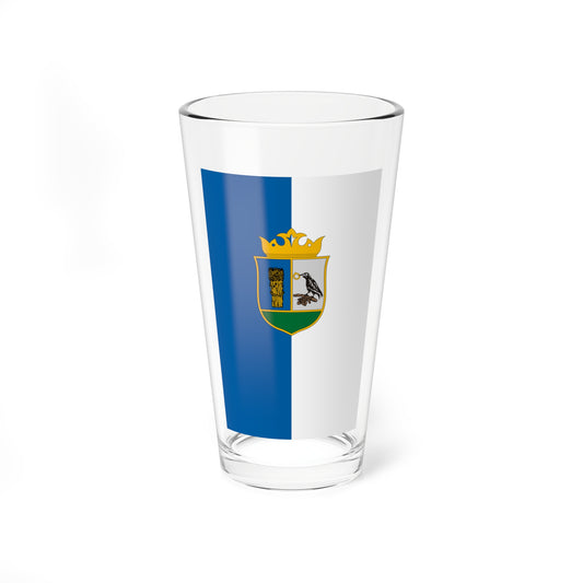 Flag of Nemesrempehollos (Hungary) Pint Glass 16oz