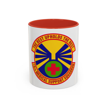 10th Medical Support Squadron (U.S. Air Force) Accent Coffee Mug