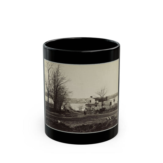 Bridge Across Eastern Branch Of Potomac River, Washington, D.C., April, 1865 (U.S. Civil War) Black Coffee Mug