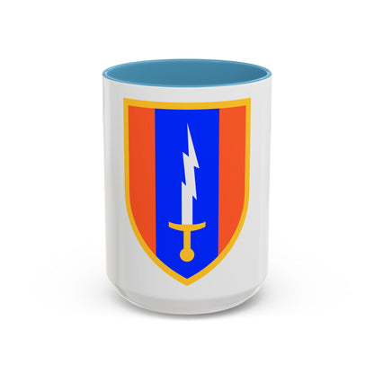 1st Signal Brigade (U.S. Army) Accent Coffee Mug