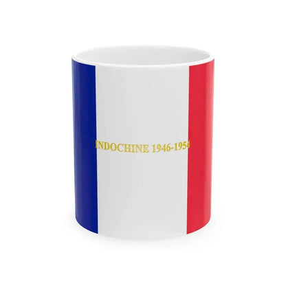 517e regiment du train.drapeau (France) White Coffee Mug 11oz - Go Mug Yourself