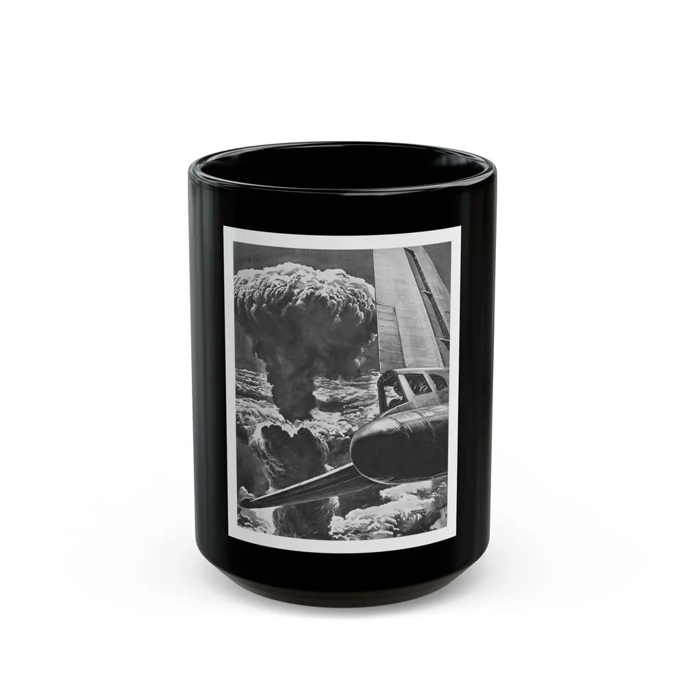 Captain Leonard Cheshire VC by Russell Braddon, 1954 - Black Coffee Mug-15oz-Go Mug Yourself