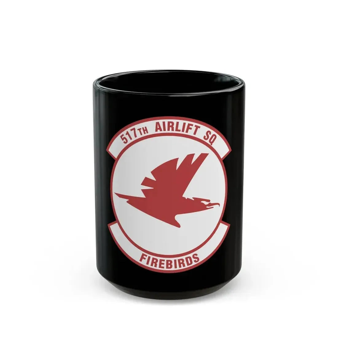 517th Airlift Squadron (U.S. Air Force) Black Coffee Mug 15oz - Go Mug Yourself
