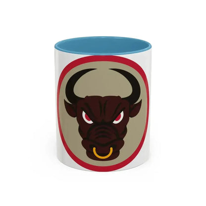 518 Sustainment Brigade 2 (U.S. Army) Accent Coffee Mug 11oz Light Blue - Go Mug Yourself