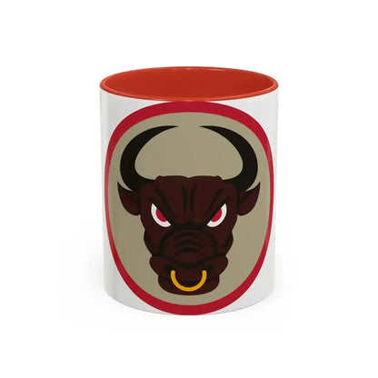 518 Sustainment Brigade 2 (U.S. Army) Accent Coffee Mug 11oz Red - Go Mug Yourself