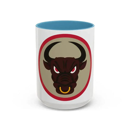 518 Sustainment Brigade 2 (U.S. Army) Accent Coffee Mug 15oz Light Blue - Go Mug Yourself