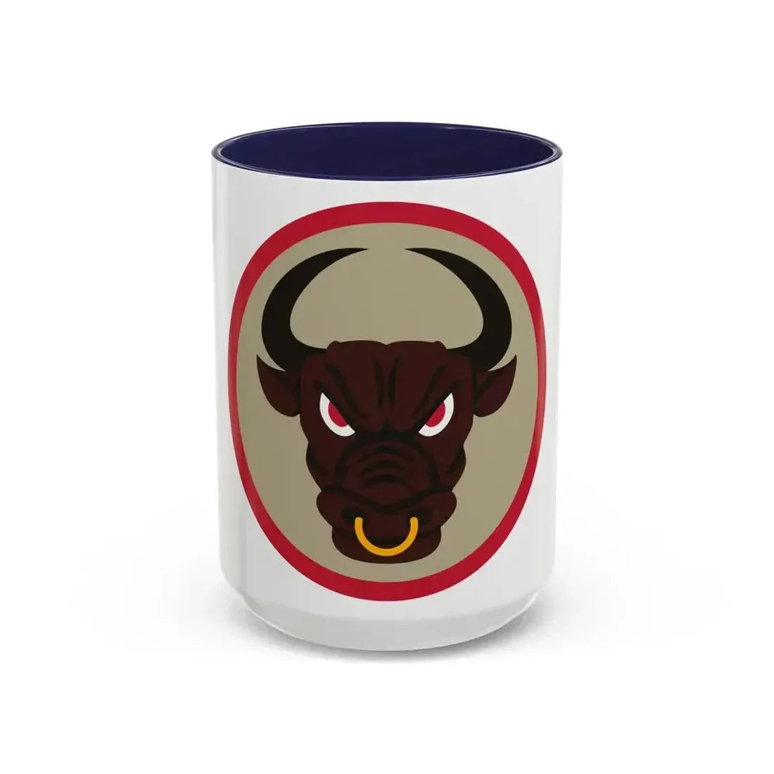 518 Sustainment Brigade 2 (U.S. Army) Accent Coffee Mug 15oz Navy - Go Mug Yourself