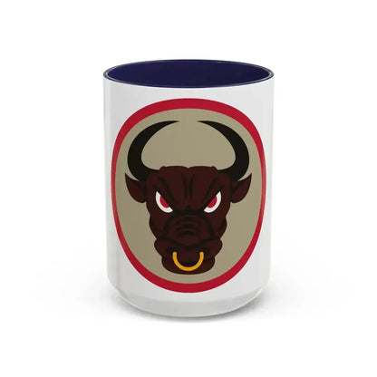 518 Sustainment Brigade 2 (U.S. Army) Accent Coffee Mug 15oz Navy - Go Mug Yourself