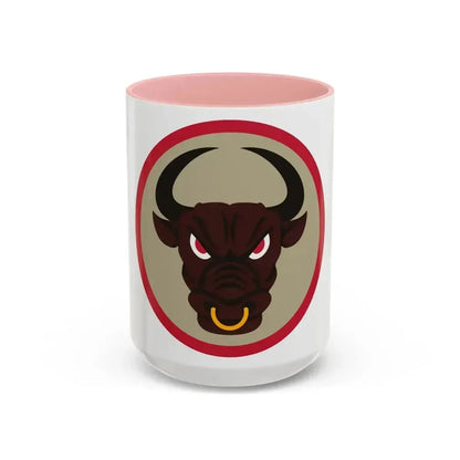 518 Sustainment Brigade 2 (U.S. Army) Accent Coffee Mug 15oz Pink - Go Mug Yourself