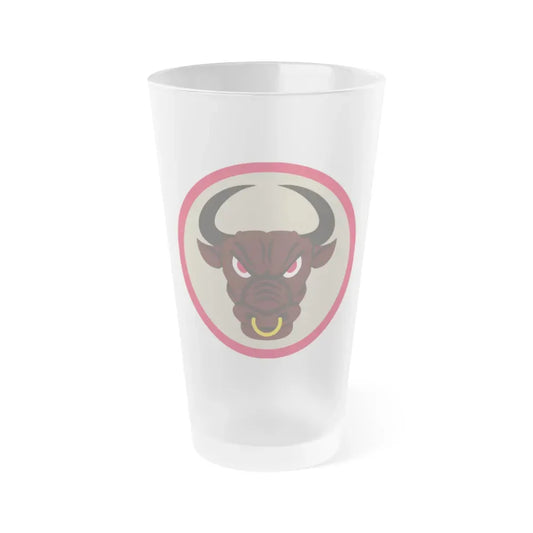 518 Sustainment Brigade 2 (U.S. Army) Frosted Pint Glass 16oz Default Title - Go Mug Yourself