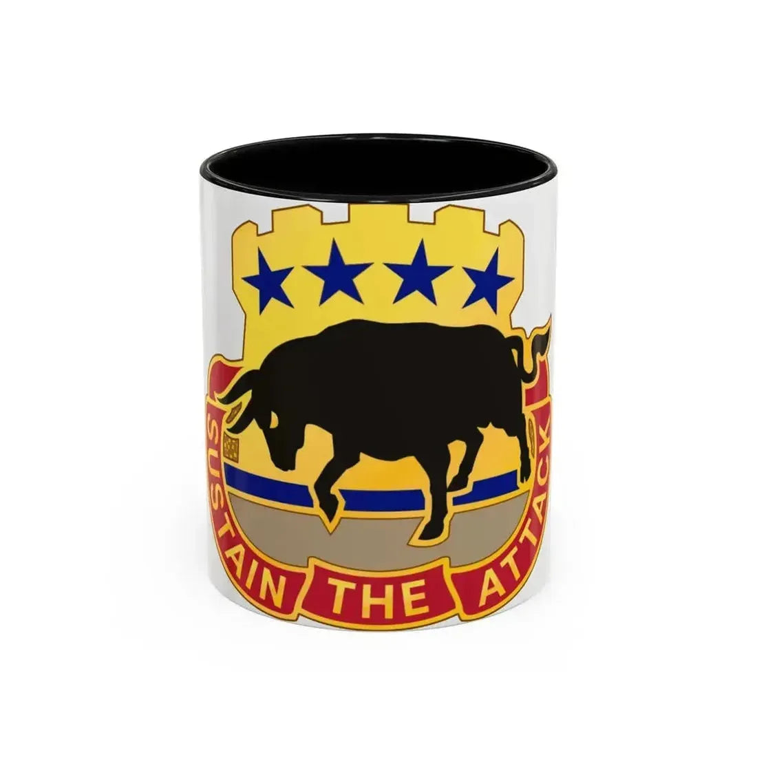 518 Sustainment Brigade 3 (U.S. Army) Accent Coffee Mug 11oz Black - Go Mug Yourself
