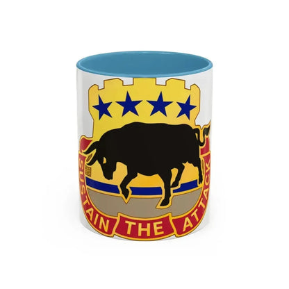 518 Sustainment Brigade 3 (U.S. Army) Accent Coffee Mug 11oz Light Blue - Go Mug Yourself