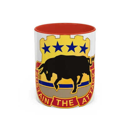 518 Sustainment Brigade 3 (U.S. Army) Accent Coffee Mug 11oz Red - Go Mug Yourself