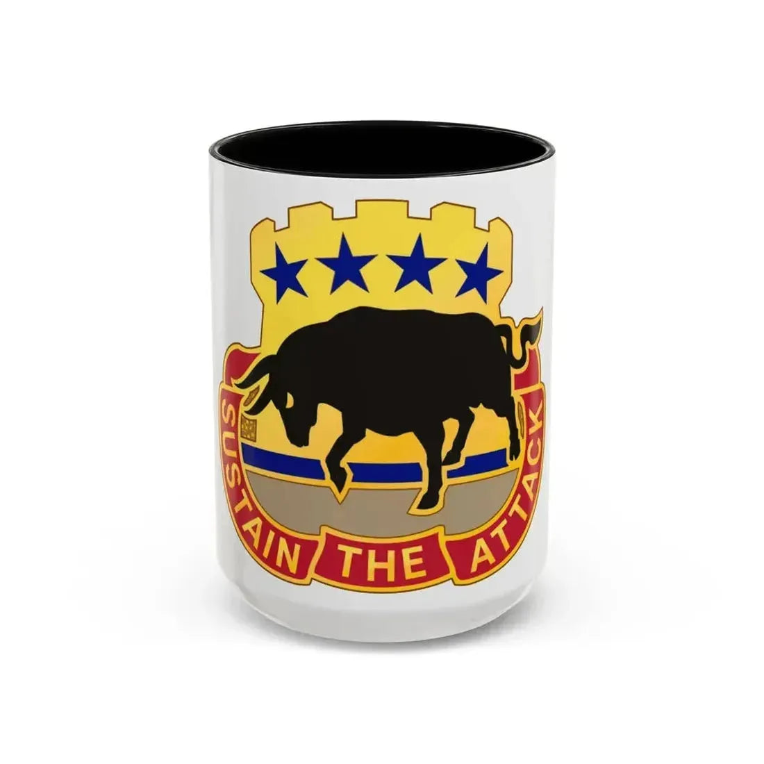 518 Sustainment Brigade 3 (U.S. Army) Accent Coffee Mug 15oz Black - Go Mug Yourself