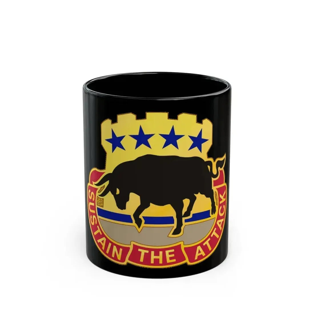 518 Sustainment Brigade 3 (U.S. Army) Black Coffee Mug - Go Mug Yourself