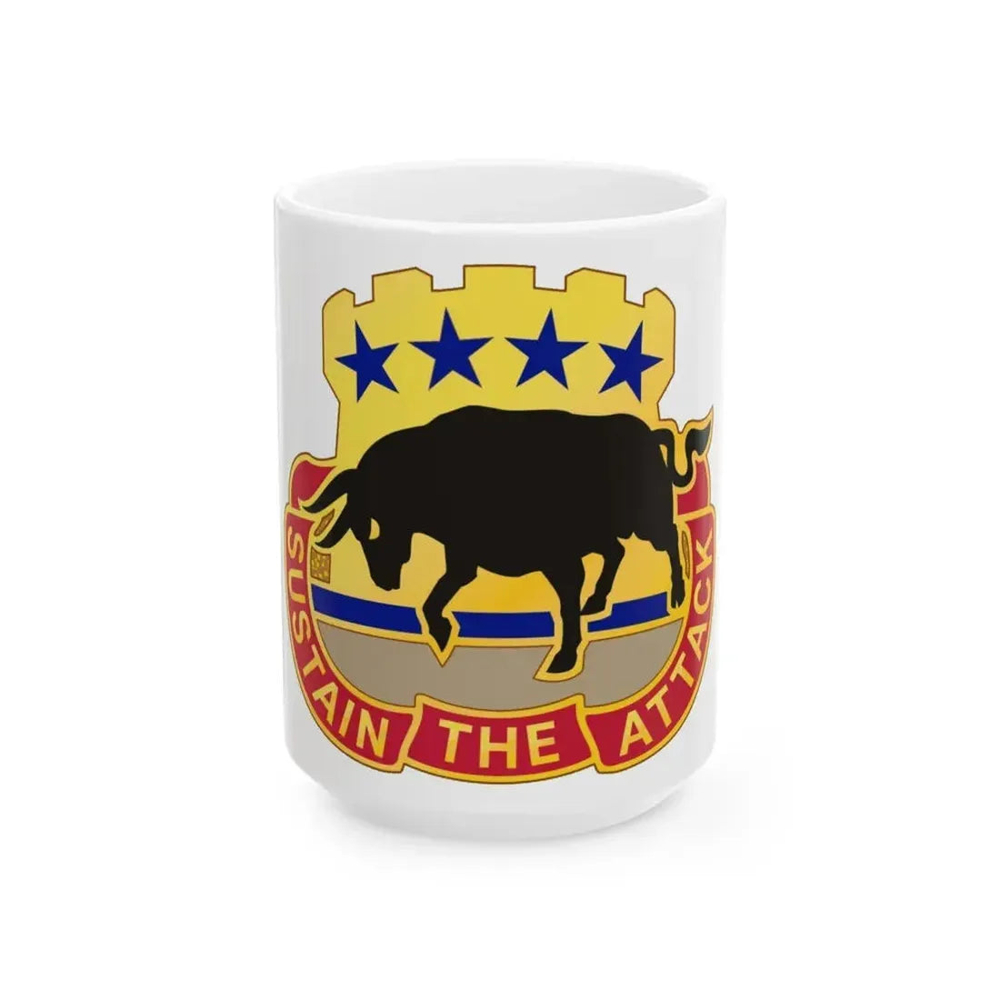518 Sustainment Brigade 3 (U.S. Army) White Coffee Mug - Go Mug Yourself