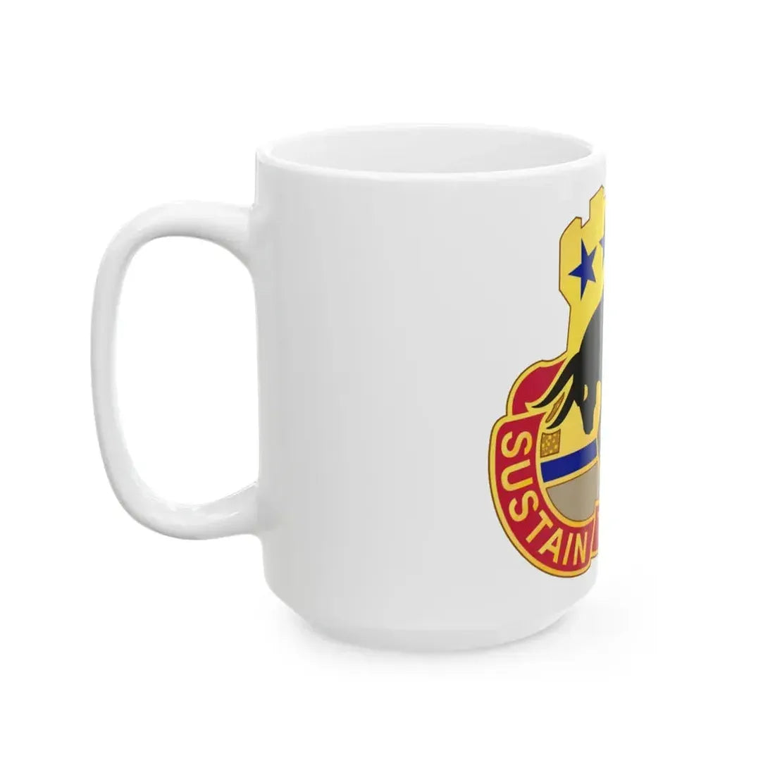 518 Sustainment Brigade 3 (U.S. Army) White Coffee Mug - Go Mug Yourself