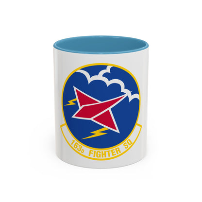 163 Fighter Squadron (U.S. Air Force) Accent Coffee Mug