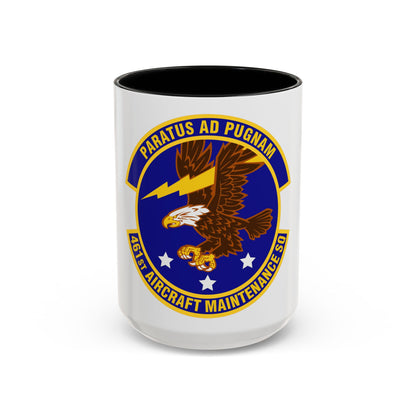 461st Aircraft Maintenance Squadron (U.S. Air Force) Accent Coffee Mug