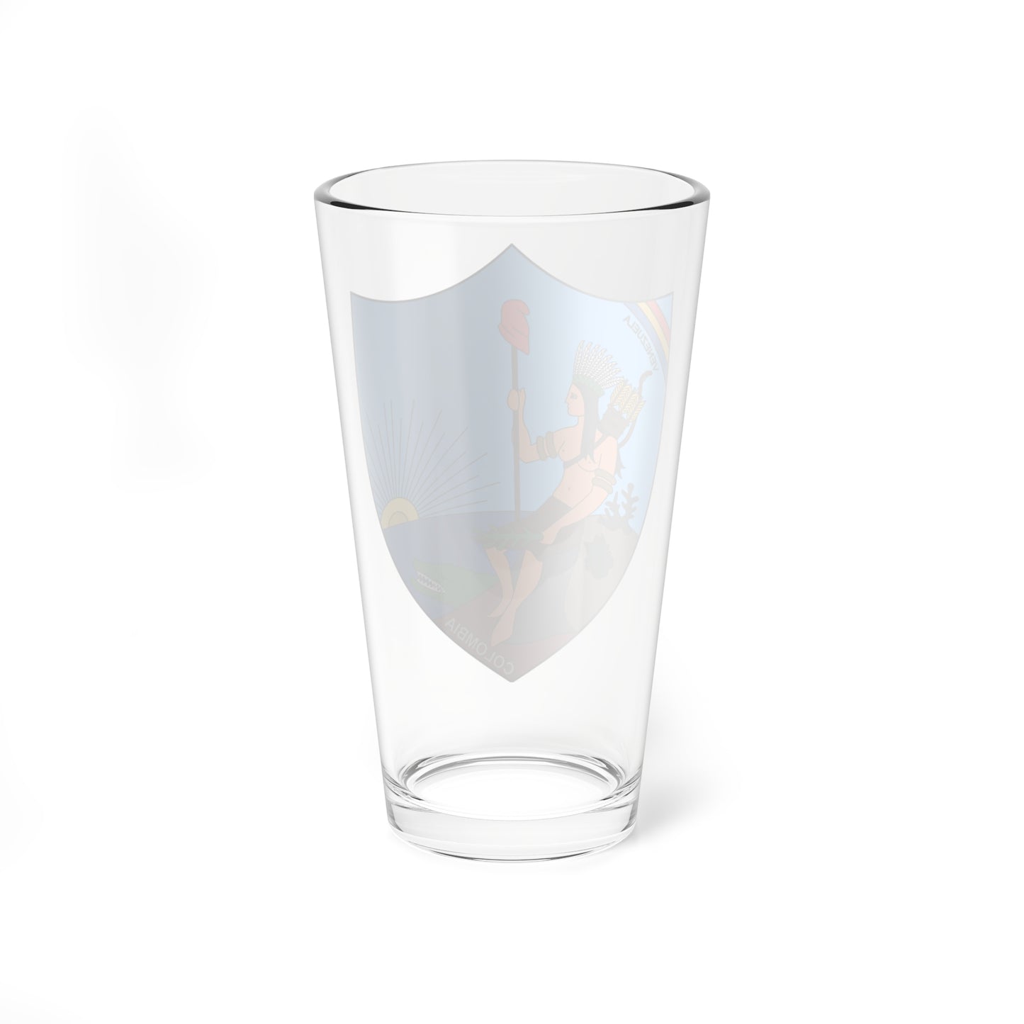 Coat of arms of Venezuela 1811 (Venezuela) (Coat of Arms) Pint Glass 16oz