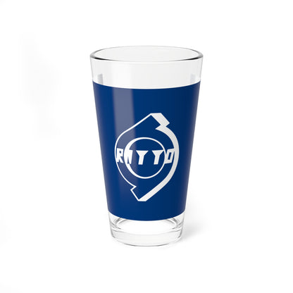 Flag of Ritto Shiga (Japan) Pint Glass 16oz