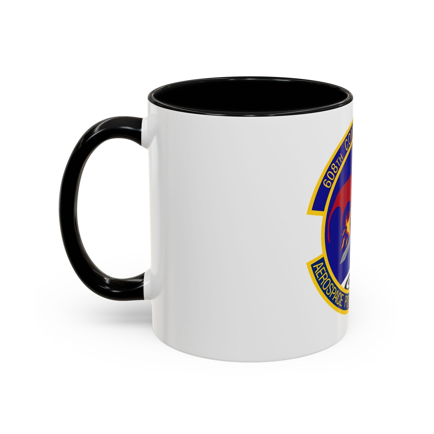608th Combat Plans Squadron (U.S. Air Force) Accent Coffee Mug