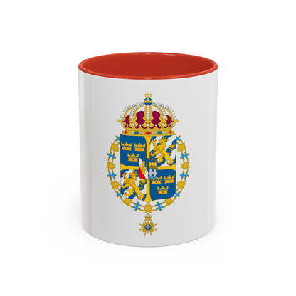 Great coat of arms of Sweden 3 - Accent Coffee Mug