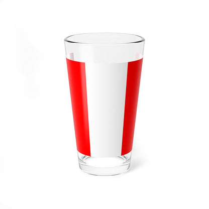 Flag of Kyoto Prefecture 1870 (Japan) Pint Glass 16oz