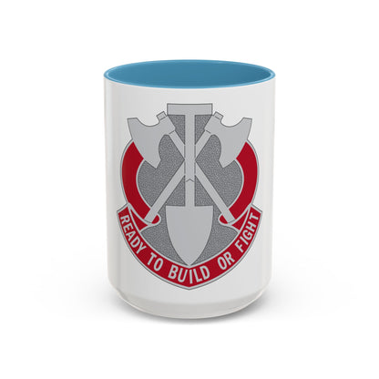 348 Engineer Group (U.S. Army) Accent Coffee Mug