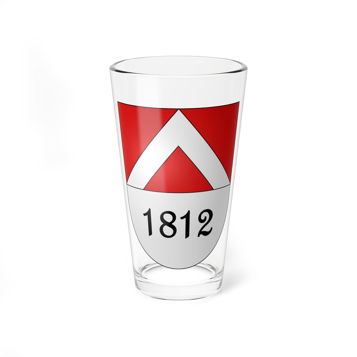 Les Planchettes-coat of arms (Switzerland) (Coat of Arms) Pint Glass 16oz