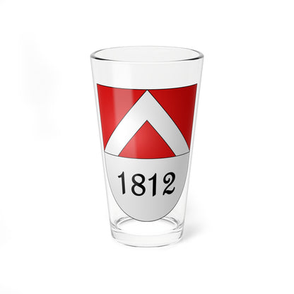 Les Planchettes-coat of arms (Switzerland) (Coat of Arms) Pint Glass 16oz