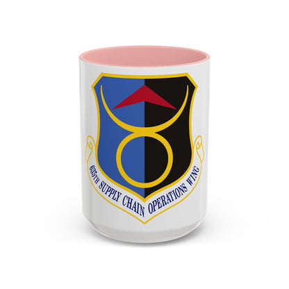 635th Supply Chain Operations Wing (U.S. Air Force) Accent Coffee Mug