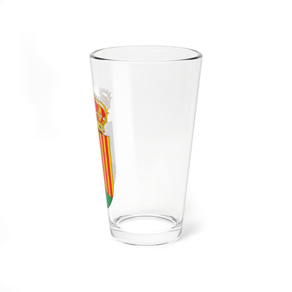 Escudo de Erla (Spain) (Coat of Arms) Pint Glass 16oz