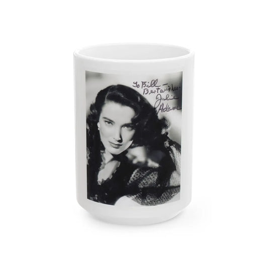 Julia Adams #186 (Vintage Female Icon) White Coffee Mug-15oz-Go Mug Yourself